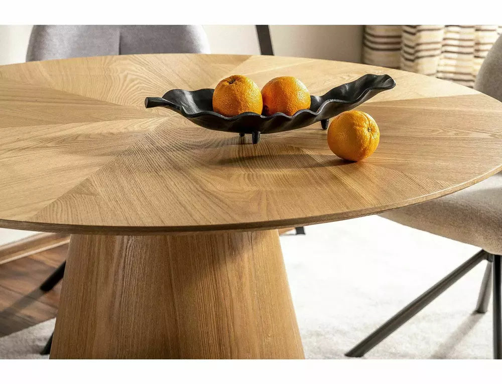 Linea Oak kerek étkezőasztal