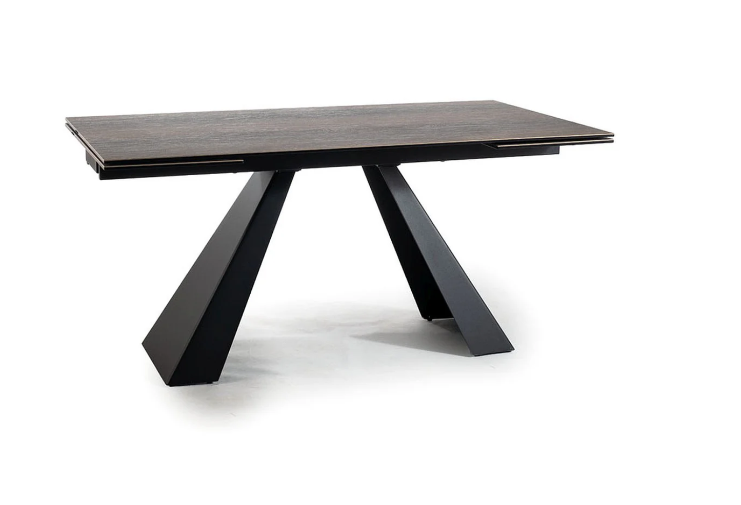 Luxe Legno fahatású kerámia étkezőasztal