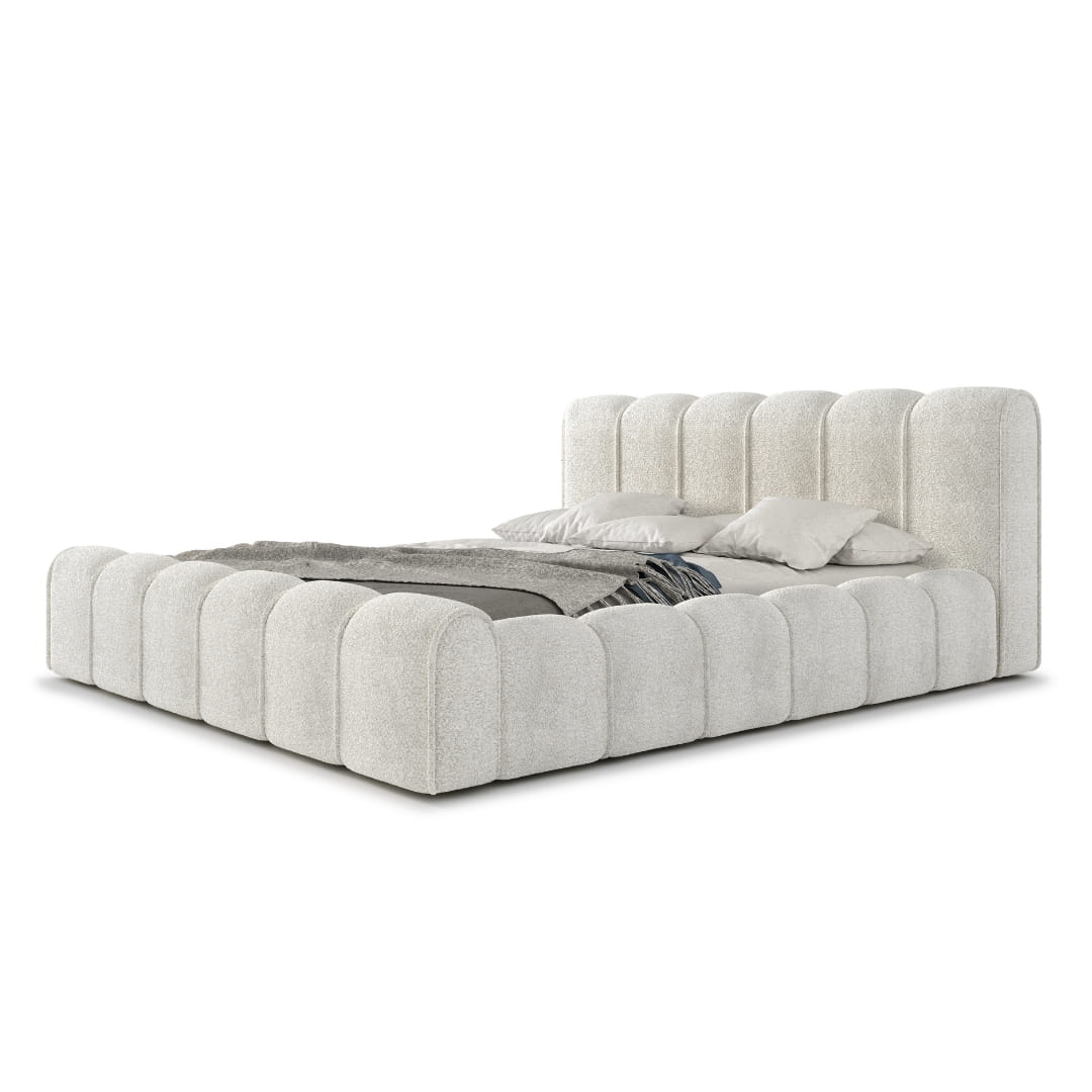 Adele franciaágy buklészövettel RAKTÁRRÓL