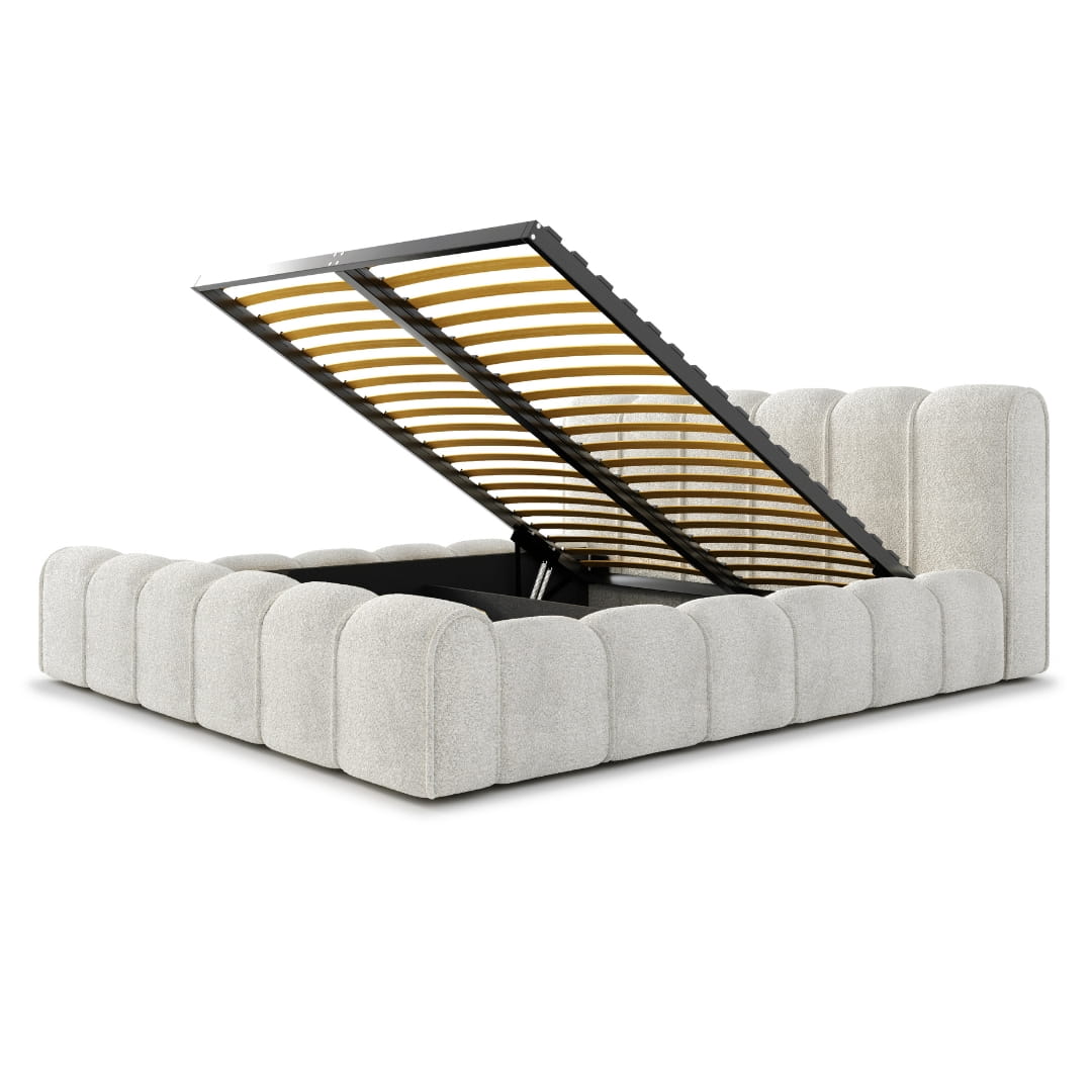 Adele franciaágy buklészövettel RAKTÁRRÓL