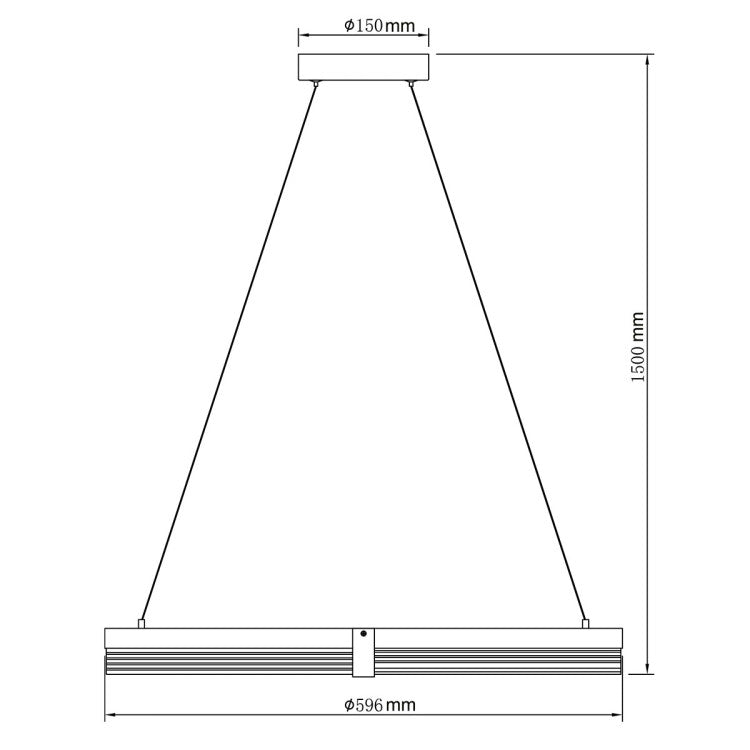 Verta 1 LED függőlámpa – 60 cm
