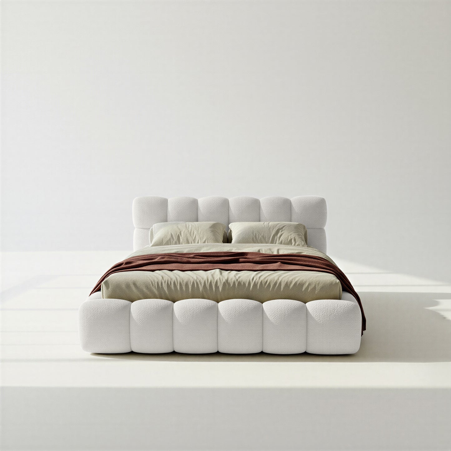 Boston Slim franciaágy buklészövettel RAKTÁRRÓL