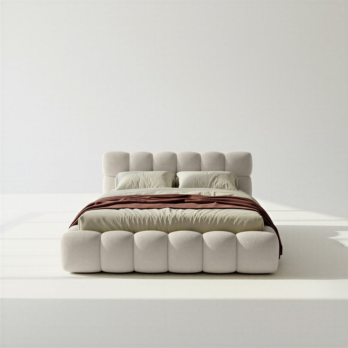 Boston Slim franciaágy buklészövettel RAKTÁRRÓL