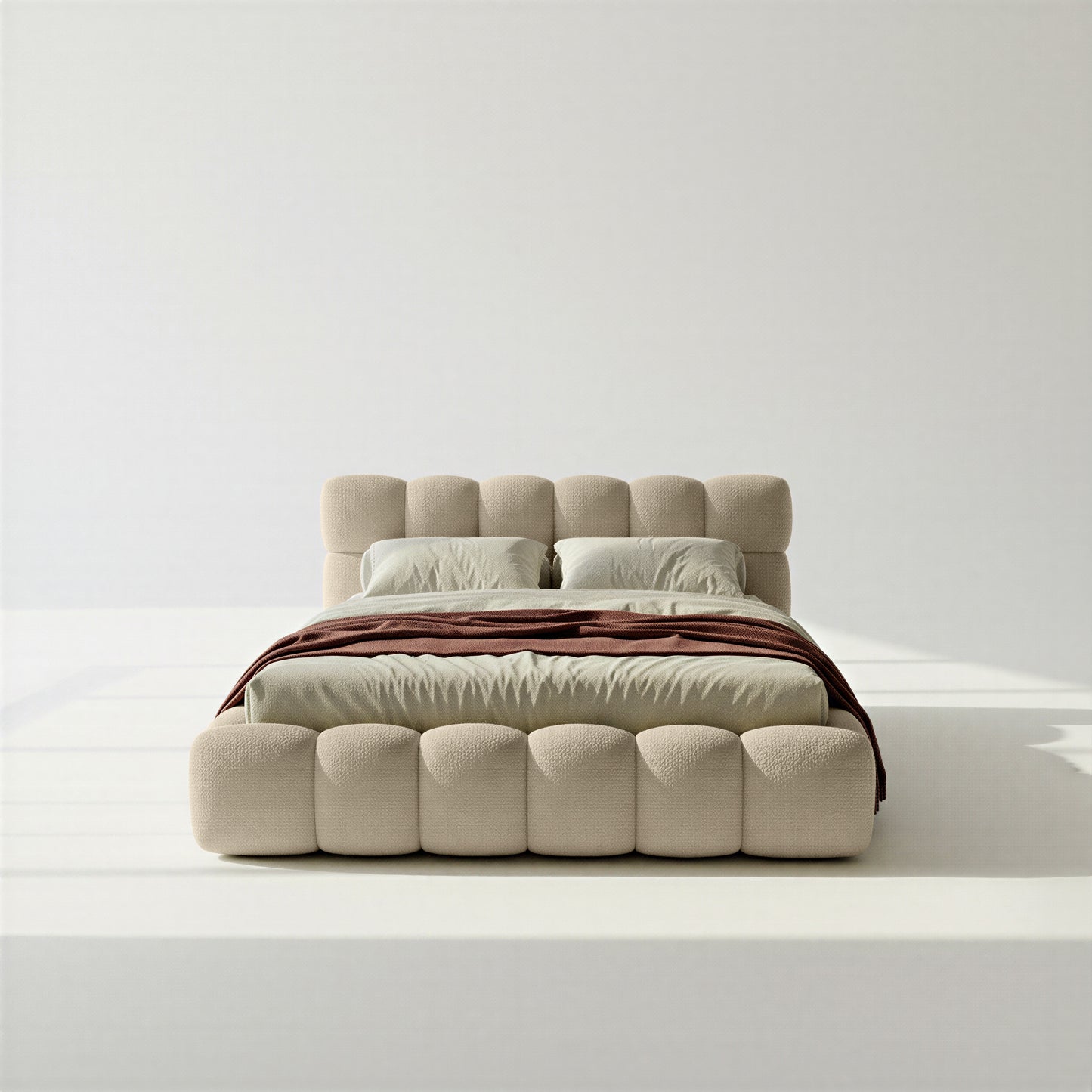 Boston Slim franciaágy buklészövettel RAKTÁRRÓL