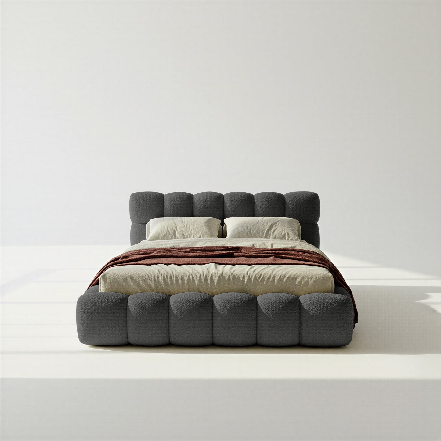 Boston Slim franciaágy buklészövettel RAKTÁRRÓL