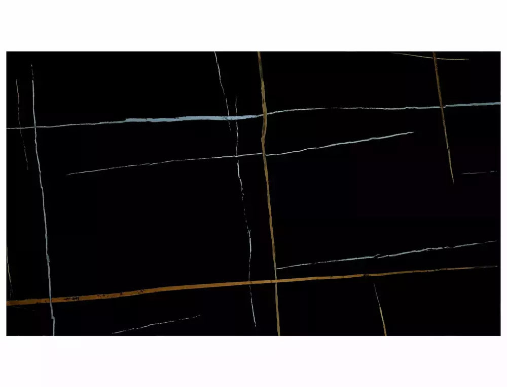 Infinity Azario Black kerámia étkezőasztal