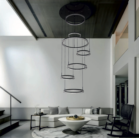 Hall Black LED lámpa