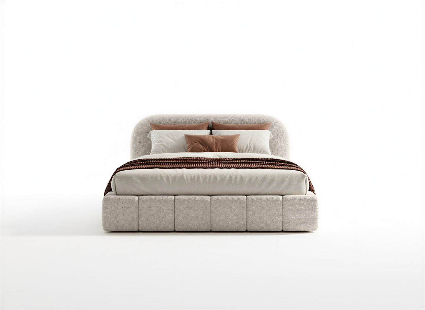 Orlando Slim franciaágy buklészövettel