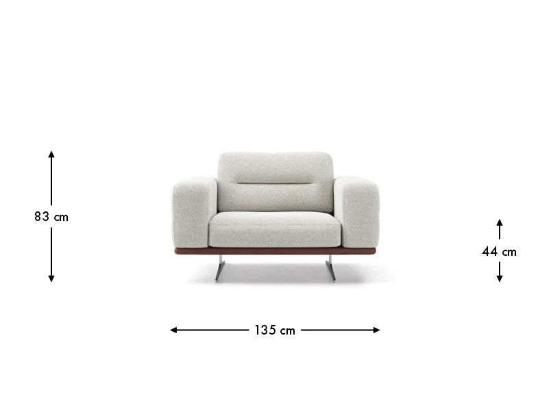 Bologna karfás designer fotel