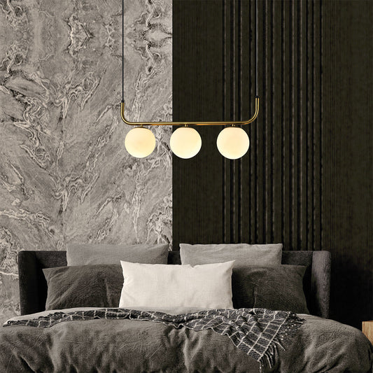 Alisa 3 függőlámpa – arany/fehér