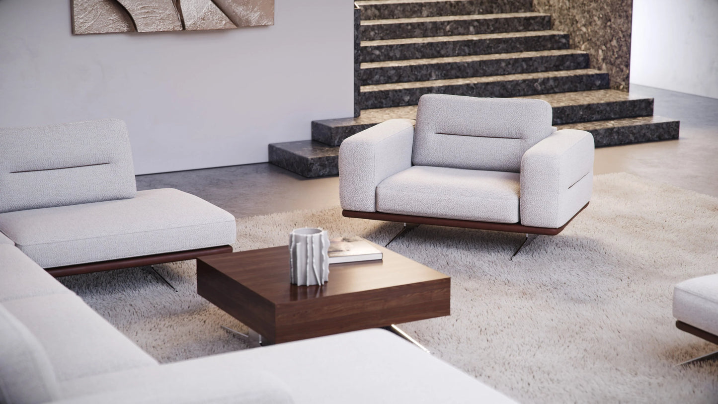 Bologna karfás designer fotel