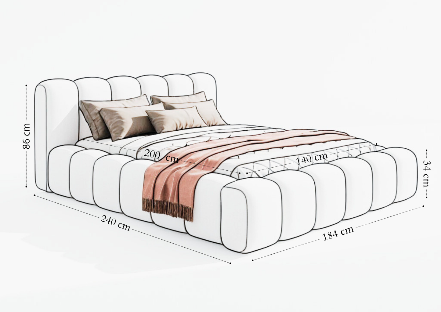 Dream Boucle franciaágy