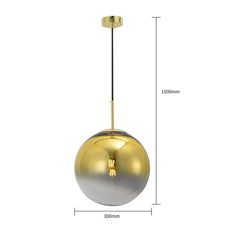 Luno Gold 30 arany függőlámpa