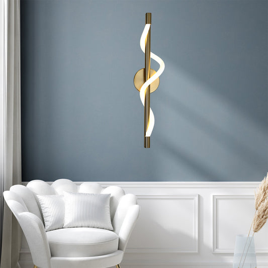 Melia Gold LED falilámpa